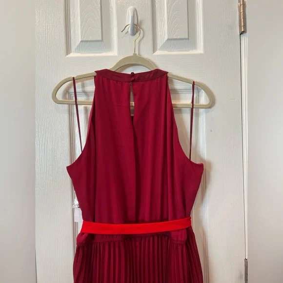 Chic Red Halter Sundress for Cocktail Events!! Brand New!! Plus size 20 - Picture 4 of 4